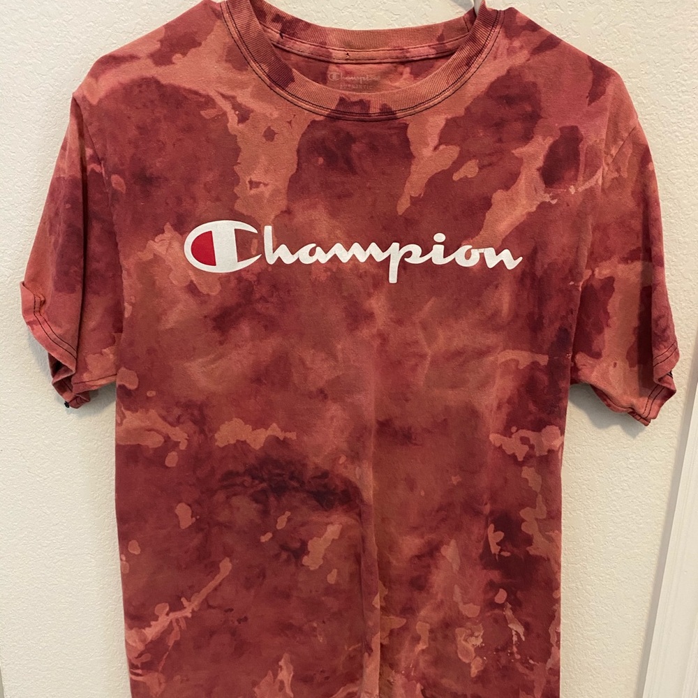 BLEACHED DYED / TIE DYED CHAMPION TEE